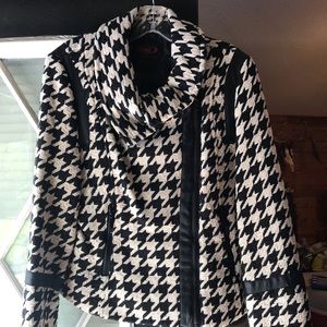 Black & White Houndstooth jacket